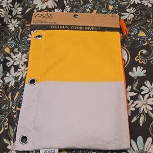 ❤️10/$16 New Yoobi Evolve Yellow Binder Zip Case